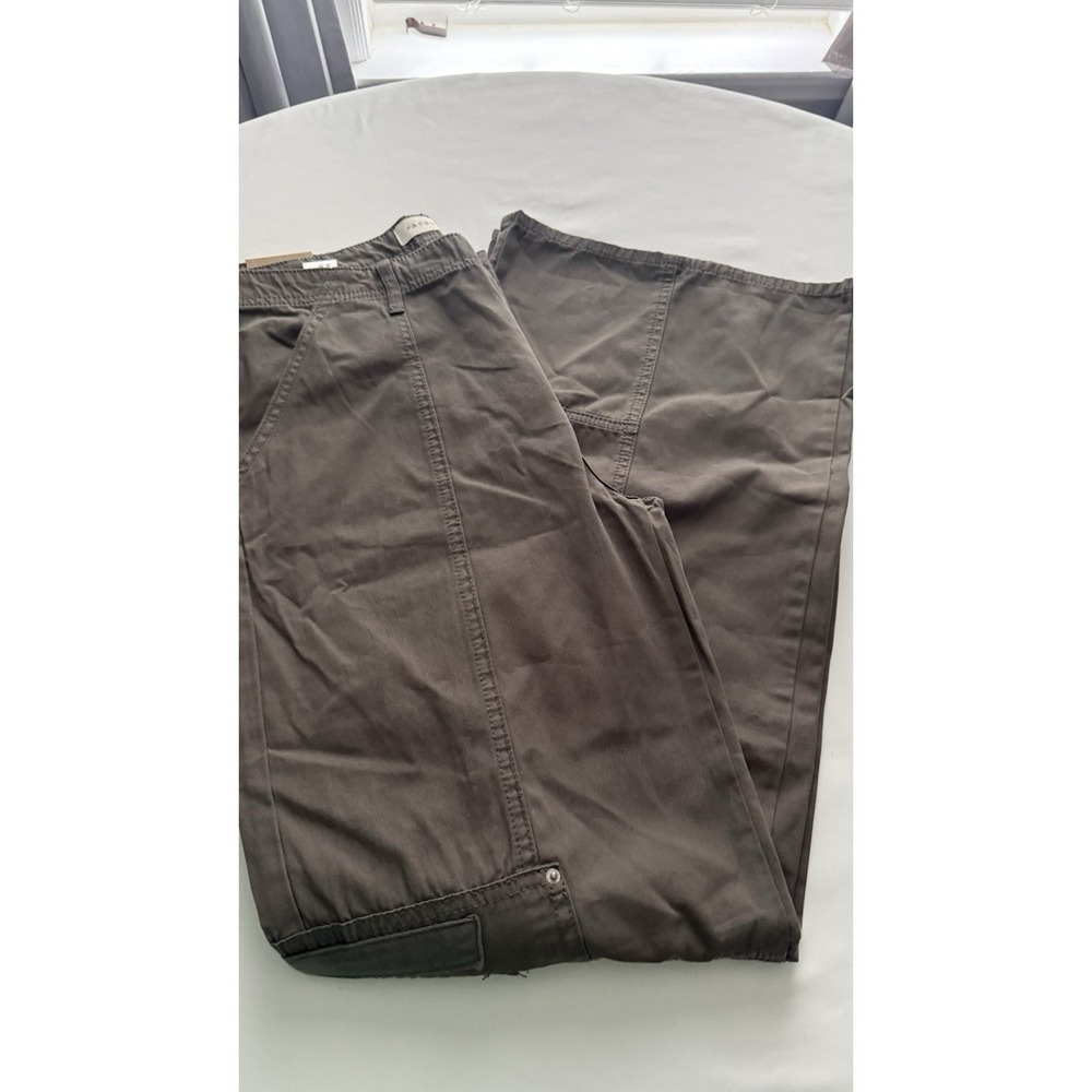 Ladies Lena Baggy Flare Low Rise Pants by PACSUN NEW WITH TAGS Color Is Gunmetal